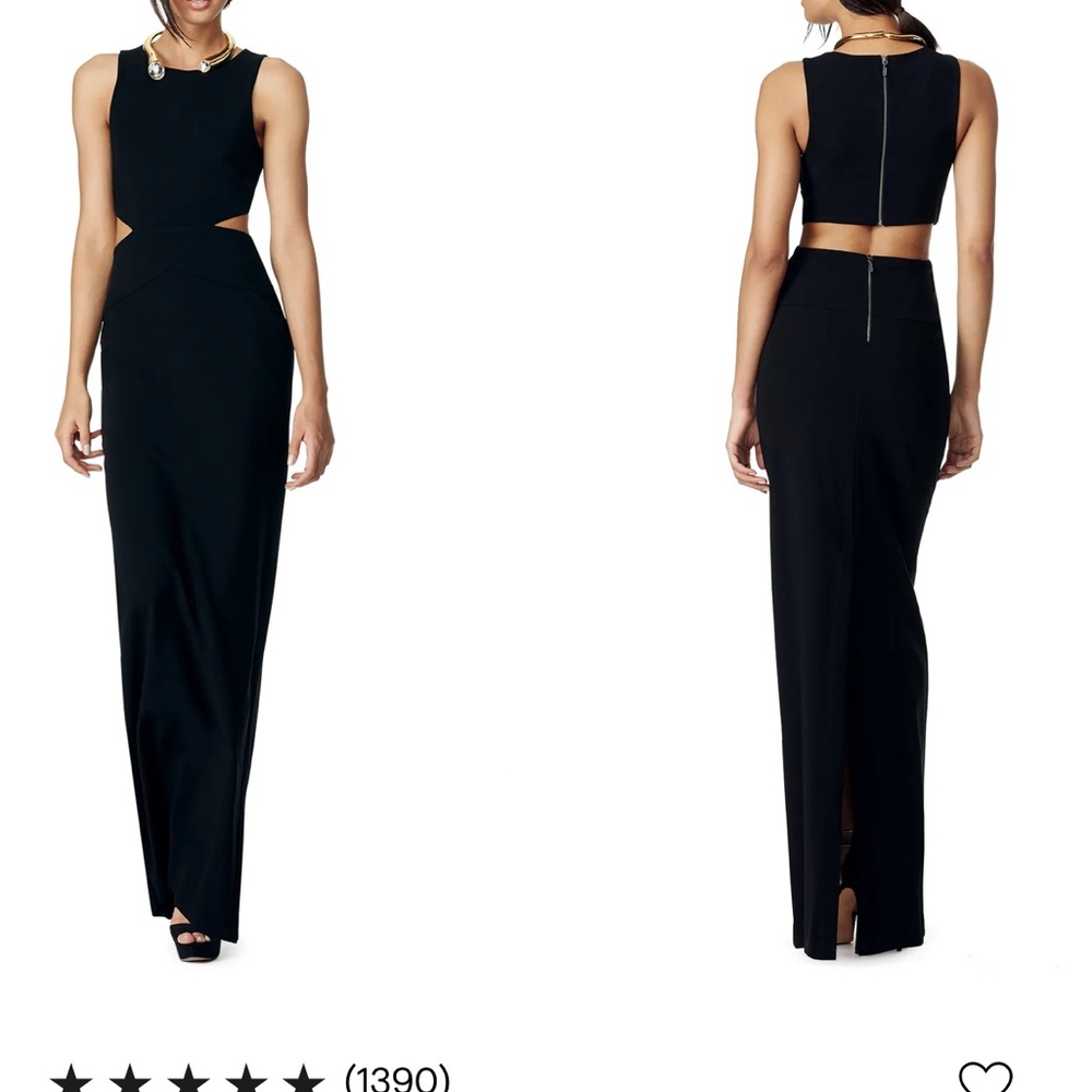 Nicole miller formal black dress